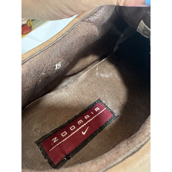 Nike Zoom Air Kempshall Last Brown Leather Golf Shoes Mens Size 15 - Picture 9 of 10